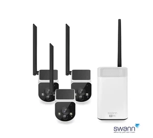 Swann MaxRanger4K Solar Security System Kit with 3 Wireless Cameras MR4KSD3-EU - Picture 1 of 8