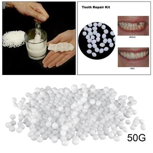 Ersatz Thermo Perlen Zähne Veneers Formbar Temporär Zahn Reparatur Kit - Bild 1 von 10