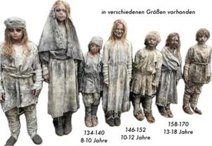 Halloween Kostüm Karneval Zombie Geist Bettler Mädchen Erwachsene Kinder Unikat - Bild 1 von 11