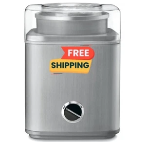 Ice Cream Maker, Frozen Yogurt Machine, 2-Qt. Double-Insulated Freezer Bowl, New - Picture 1 of 6