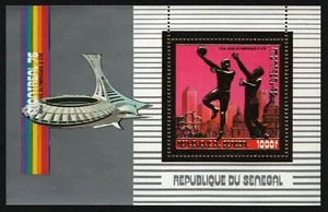 Senegal 1976 - Mi-Nr. Block 28 ** - MNH - Gold - Olympia Montreal - Picture 1 of 2