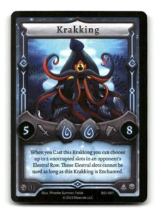 Juego de cartas coleccionables Elestrals Base Set #BS1-037 Krakking - Imagen 1 de 4