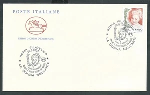 2004 ITALIA FDC CAVALLINO DONNA NELL'ARTE 0,90 NO TIMBRO ARRIVO - GG - Picture 1 of 1