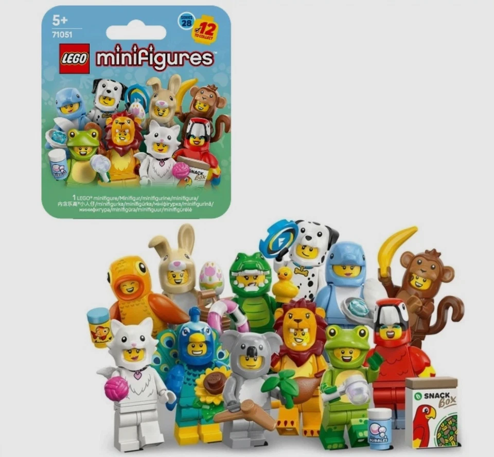 LEGO Tierkostüme Minifigurenserie 28 - 71051  - zur Auswahl - Versand 05.01.2026 - Bild 1 von 1
