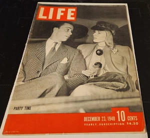 DECEMBER 23, 1940 LIFE MAGAZINE PARTY TIME! - Picture 1 of 1