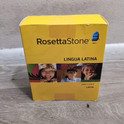 Rosetta Stone Lingua Latina Latin Level 1-3 Language HOMESCHOOL Audio Sealed - Image 1 of 4