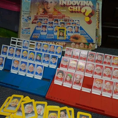 INDOVINA CHI? Gioco di Società MB Giochi Vintage 1987 parti o restauro - Immagine 1 di 4