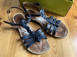 Moshulu Women's Navy Wasabi Sandals - EU 40 - Picture 1 of 8