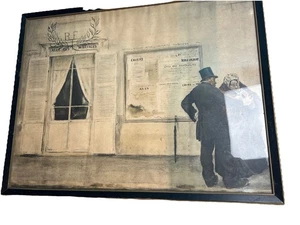 Salle des Mariages, By Jean-François Raffaelli Art Framed - Picture 1 of 12