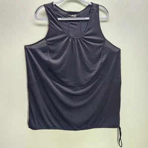 Danskin Now Women Racer Back Tank Top Sleeveless Athletic Black +Size 3X - Picture 1 of 5