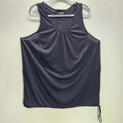 Danskin теперь женщин гонщик назад Майка без рукавов Athletic черный + размер 3 X - Изображение 1 из 4