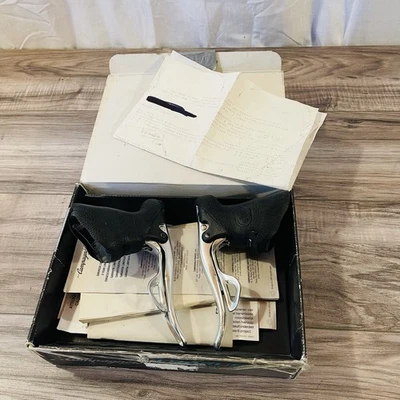 Campagnolo Chorus Ergopower Triple Shifter Brake Levers SHOP RETROGRADE 8 SPEED - Image 1 of 4