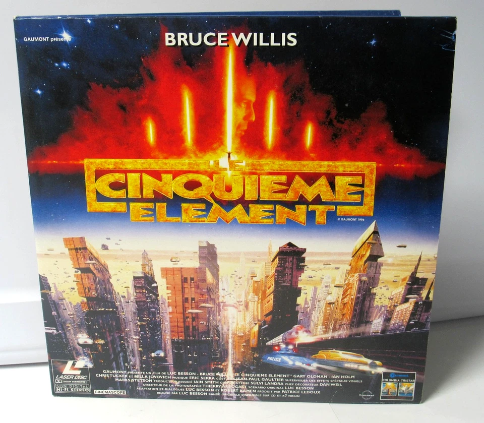 The Fifth Element (PAL) Laserdisc LD Bruce Willis, Luc Besson RARE Import + FREE Foto 1 de 4