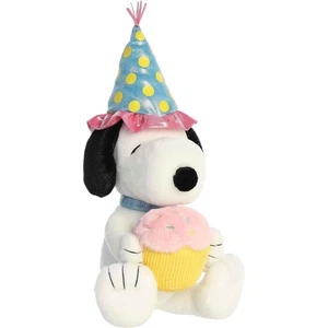Aurora® Peanuts Birthday Snoopy 12 Inch Stuffed Animal Plush Toy - Picture 1 of 5