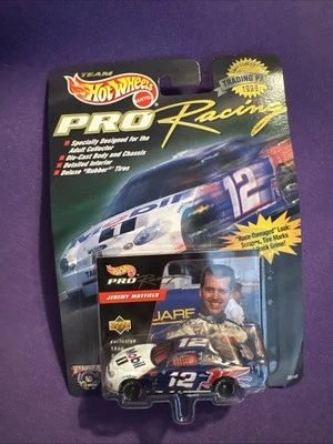 Jeremy Mayfield #12 MOBIL CAR  1998 HOT WHEELS PRO RACING TRADING PAINT - Image 1 of 4
