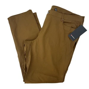 New Lululemon ABC Pant Classic 37"L Mens Size 46 Dart Brown Wrinkle Resistant - Picture 1 of 7