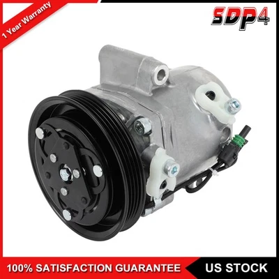 Nuevo compresor de aire acondicionado con embrague para Smart Fortwo 2008-2015 L3 1,0 L SS96DLG2 Foto 1 de 4