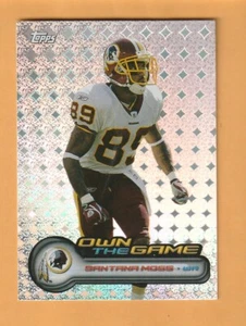 Santana Moss Washington Redskins 2006 Topps dueño del juego Miami Hurricanes 9 años - Imagen 1 de 2