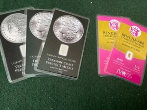 Gold and Silver Bars Mounted on Serial Numbered / Limited Edition Display - T4 - Picture 1 of 4
