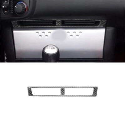 For Honda S2000 2004-2009 Carbon Fiber Interior Central Air Vent Cover Trim 2Pcs Foto 1 de 4