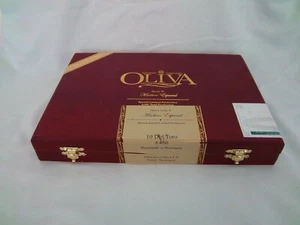 Oliva Serie V Maduro Especial Special Limited Red and Gold Empty Wood Cigar Box - Picture 1 of 11
