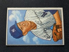 1952 Bowman Baseball Card # 105 Bobby Brown - New York Yankees (VG/EX)