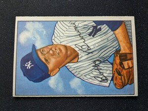 1952 Bowman Baseball Card # 105 Bobby Brown - New York Yankees (VG/EX)