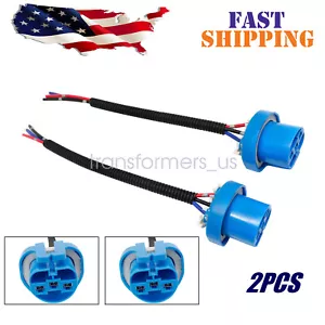 NEW Wire Pigtail Female P 9007 HB5 Head Light Harness Bulb Socket Plug Connector - Picture 1 of 10