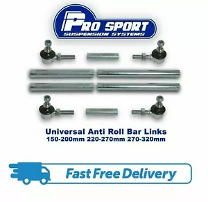 NEW PROSPORT ADJUSTABLE DROP LINKS UNIVERSAL ANTI ROLL BAR LINKS KIT 150-320mm - Picture 1 of 1