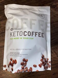 It Works! Keto Coffee 15 Packets NEW Sealed Bag Ships FREE MCT Oil