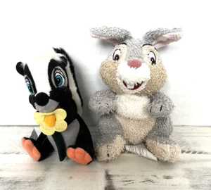 Bambi Disney Flower Thumper 4" Plush lot of 2 - Picture 1 of 7