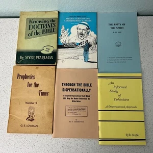 Lot of 6 Vintage Christian Religious Bible Teaching Learning Booklets PB Books - Picture 1 of 11