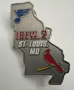 IBEW Local Union 2 St. Louis, MO NEU ANSTECKNADEL St Louis Cardinals Baseball - Bild 1 von 4