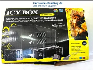 ICY BOX IB-553SSK 3fach Dualchannel SATA & SAS Disque Dur Backplane - Afbeelding 1 van 6