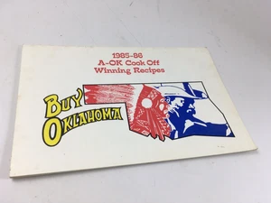 1985-86 A-OK Cook Off Winning Recipes Buy Oklahoma Cookbook pamphlet  - Imagen 1 de 4