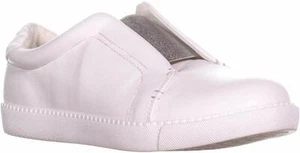 Tenis para mujer Bar III con punta baja sin cordones de moda, blancas, Ynk0 - Imagen 1 de 6