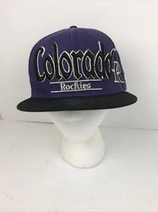 New Era 9Fifty Colorado Rockies Big Spellout Embroidered Snapback Hat Cap - Bild 1 von 10