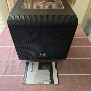 Thermaltake Core V1 SPCC Mini ITX Cube Gaming Computer Case Chassis - Picture 1 of 9