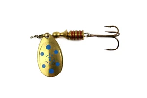 Cucchiaino ILBA ITALIA N. 2 - 5 gr - oro puntini blu - Made in Italy - FR87 - Imagen 1 de 4
