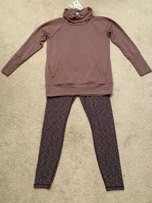 NUEVO CON ETIQUETAS RBX Mujer Púrpura Rosa Sudadera Pulgares Talla Mediana NUEVO Foto 1 de 4