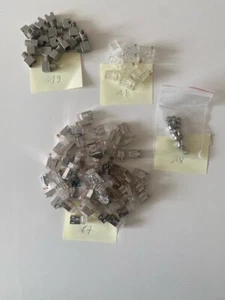 Crimp Stecker RJ45 Netzwerkstecker Modular mit Tülle diverse Mengen **NEU**. - Bild 1 von 5