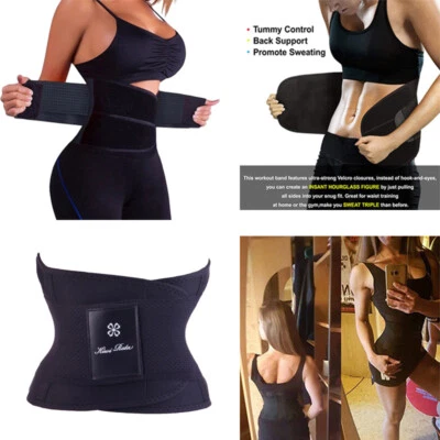 Entrenador de cintura deportiva recortadora de pérdida de peso rápida para hombre mujer kit de residuos Cincher Foto 1 de 4