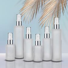 Frosted Empty Glass Perfume Spray Bottle Mist Atomiser Refillable Aromatherapy