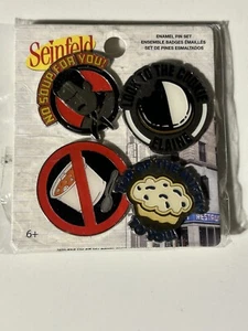 Seinfeld Funko Enamel Pin Set (4) Pins Brand New! - Picture 1 of 3