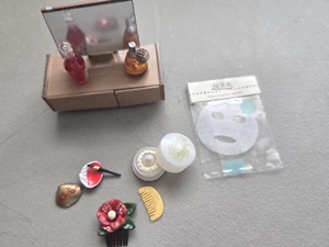Re-Ment Dollhouse Miniatures Bedroom Vanity Set #4-2 Complete plus NRK Mask - Picture 1 of 4