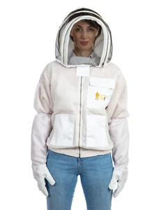 Imker Dreilagige Imkerei Belüftete Jacke mit Zaun Schleier Jacke - L - Bild 1 von 8