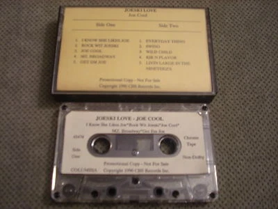 RARE ADVANCE PROMO Joeski Love CASSETTE TAPE Joe Cool hip hop 1990 Invincibles ! - Image 1 of 2