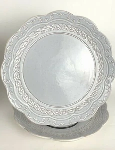 2 Pfaltzgraff Everyday Elle Salad Bread Dessert Plates Dishes Stoneware 8.5” Dia - Picture 1 of 6