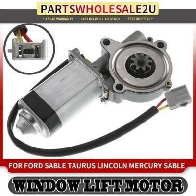 Motor de ventana delantera izquierda/trasera derecha para Ford Taurus 86-95 Sable Lincoln Mercury Foto 1 de 4