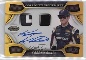 2018 Certified Certified Signature Swatches Gold /15 Kasey Kahne #CSS-KK Auto